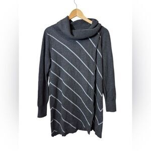 WHBM WHITE HOUSE BLACK MARKET sweater wool blend medium cowl neck wrap around